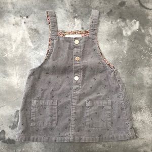 ZARA corduroy jumper!! Great with alphabet print!